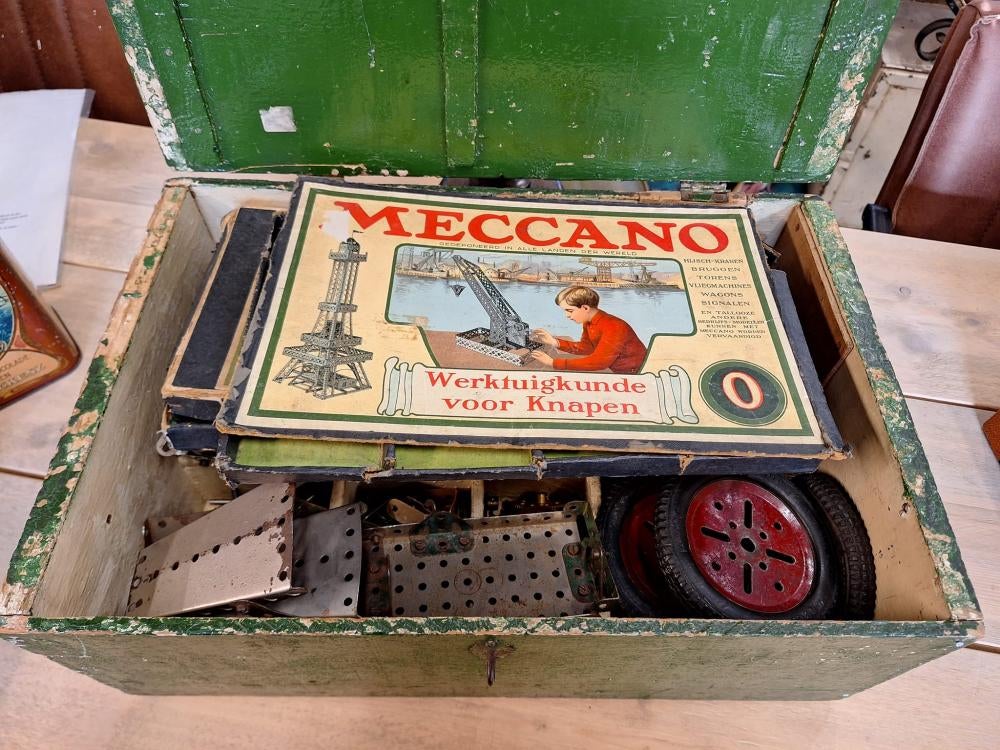 Mooie verzameling antiek Meccano speelgoed., Enlèvement ou Envoi