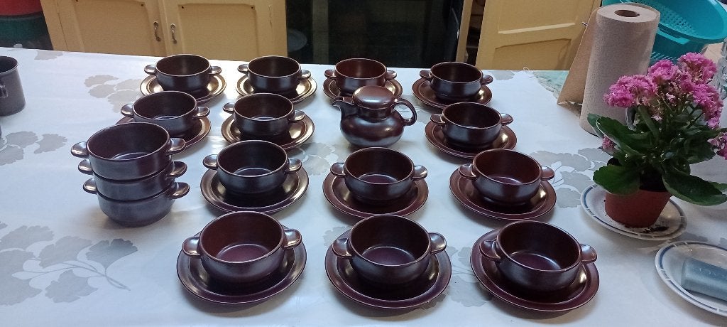 Service à soupe vintage Thomas Germany Corda Umbra, Enlèvement