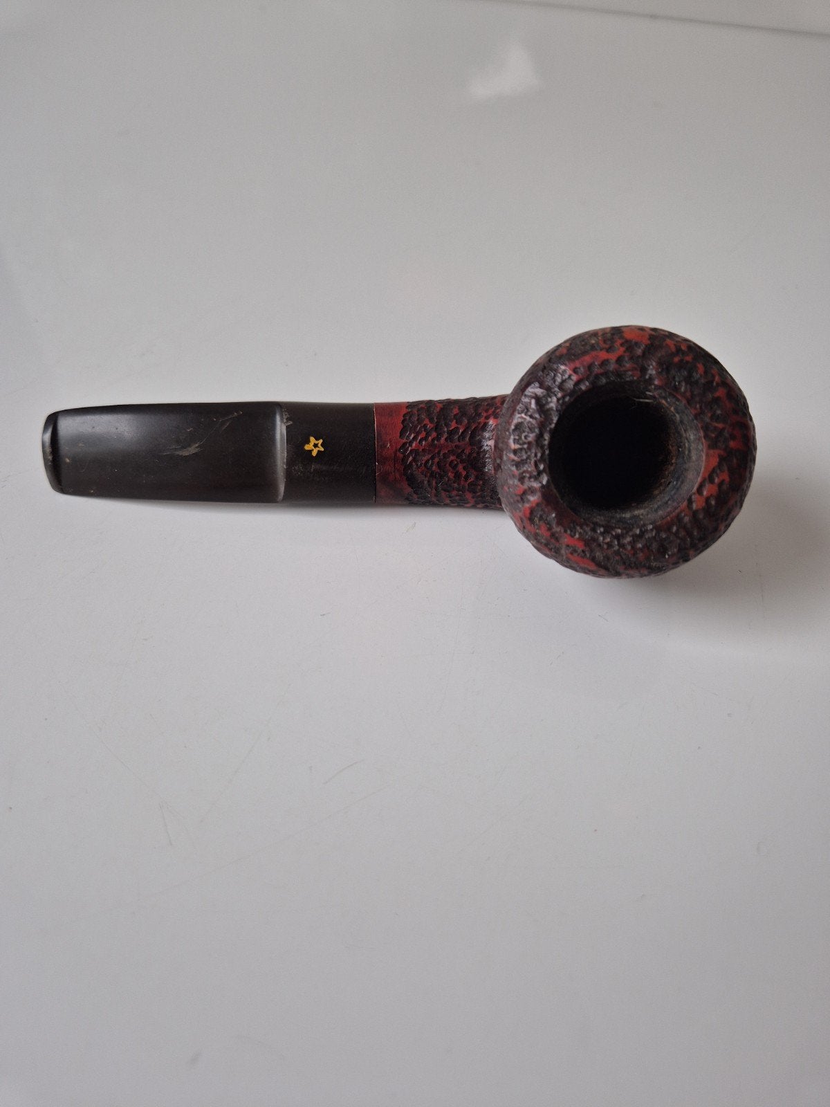 Pipe ancienne RALLY en bois – finition rustique – vintage