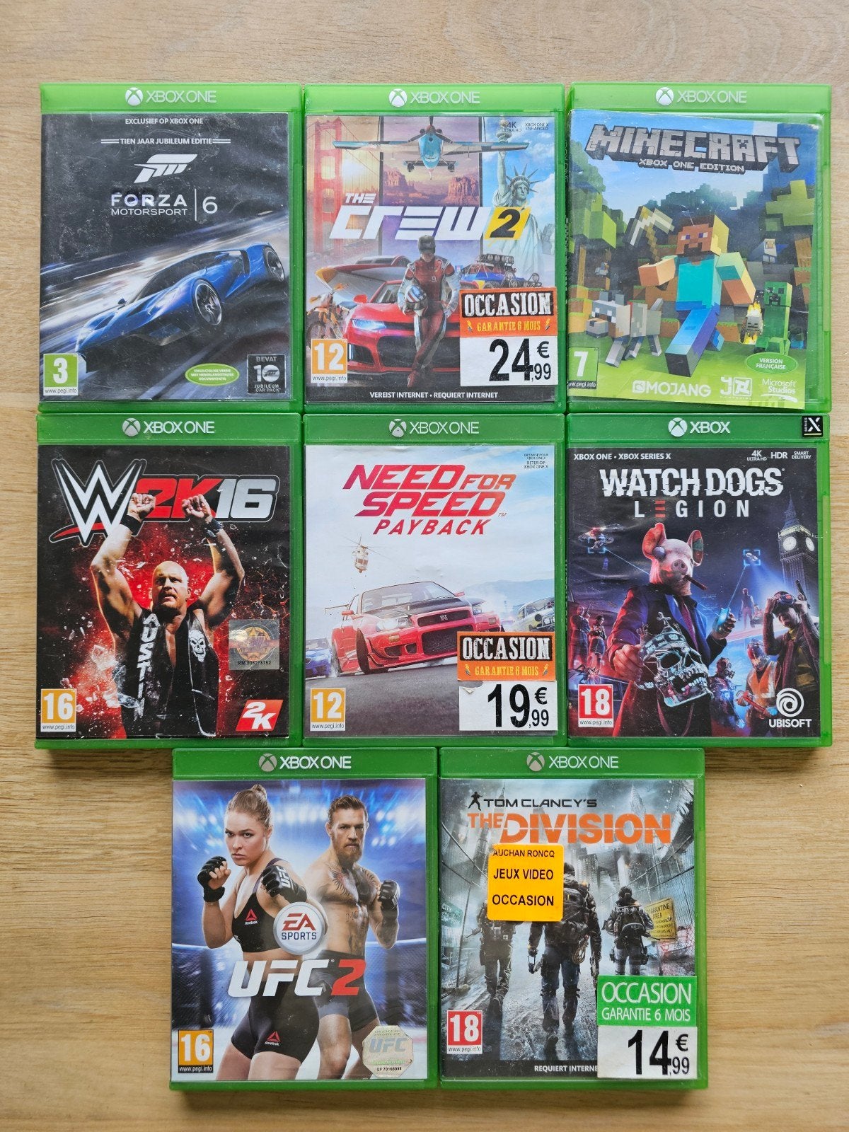 Xbox Games Bundel – 8 spellen – €30, Enlèvement