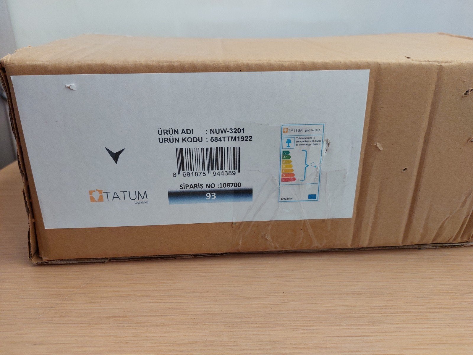 Wandverlichting Tatum Lighting - Nieuw!, Ophalen, Nieuw
