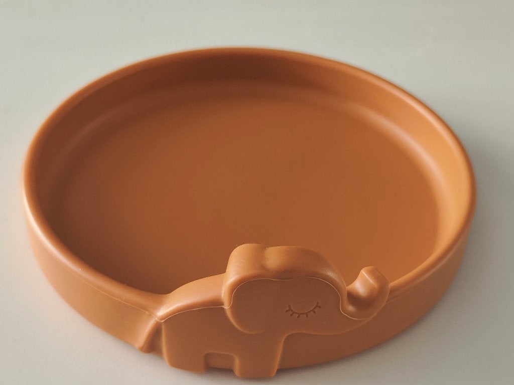 Done By Deer 2 borden / schaaltjes met diertjes, Ophalen of Verzenden, Gebruikt