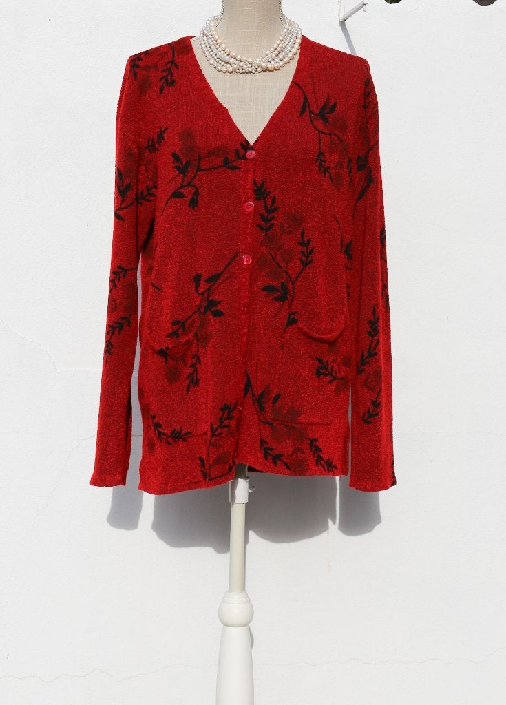 XL rood vest, Ophalen of Verzenden, Zo goed als nieuw, Maat 42/44 (L), Rood