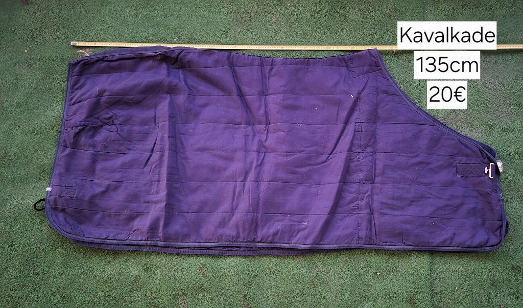 Paardendekens Kavalkade 135cm Geel Brussel Putte, Ophalen of Verzenden, Gebruikt, Geel, BR