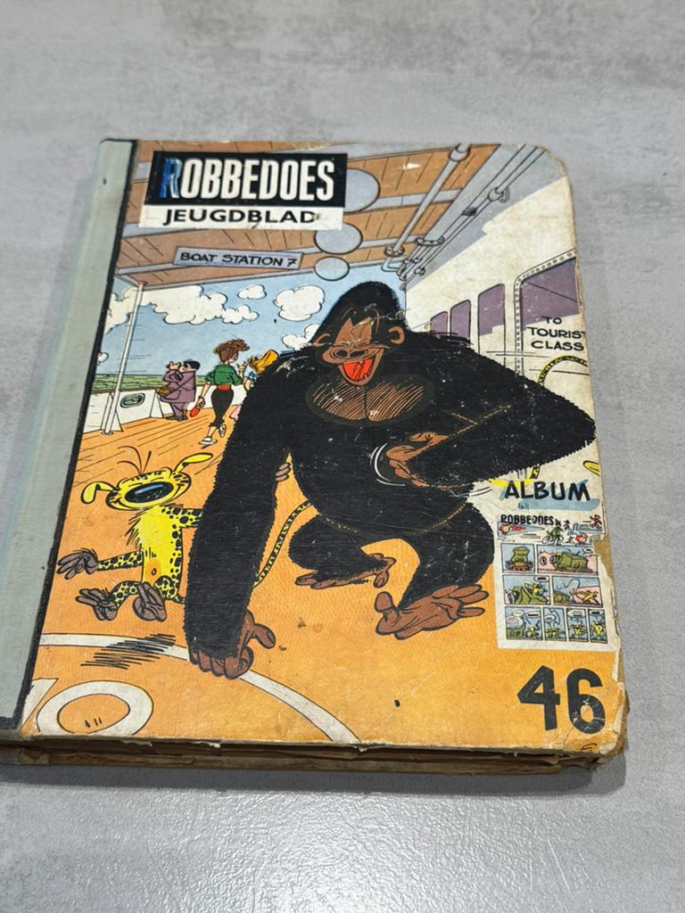 Robbedoes Vintage album 46 Dupuis (1952), Ophalen of Verzenden, Gelezen
