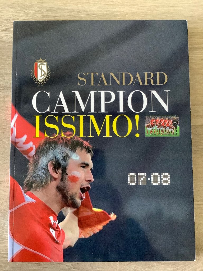 Standard Luik Campionissimo 2007-2008 ( fotoboek ), Boeken, Sportboeken, Ophalen of Verzenden, Zo goed als nieuw, Balsport, Standard Luik
