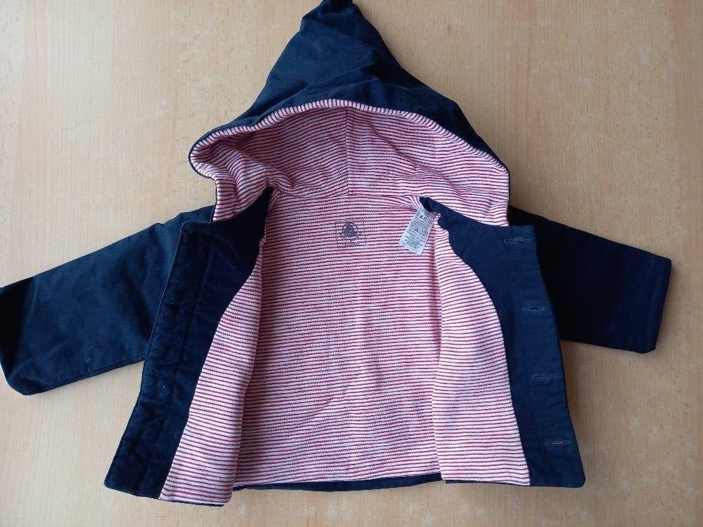 Parfait état, Petit Bateau, veste bleue taille 62/3 mois, Garçon ou Fille, Enlèvement ou Envoi, Comme neuf, Petit Bateau