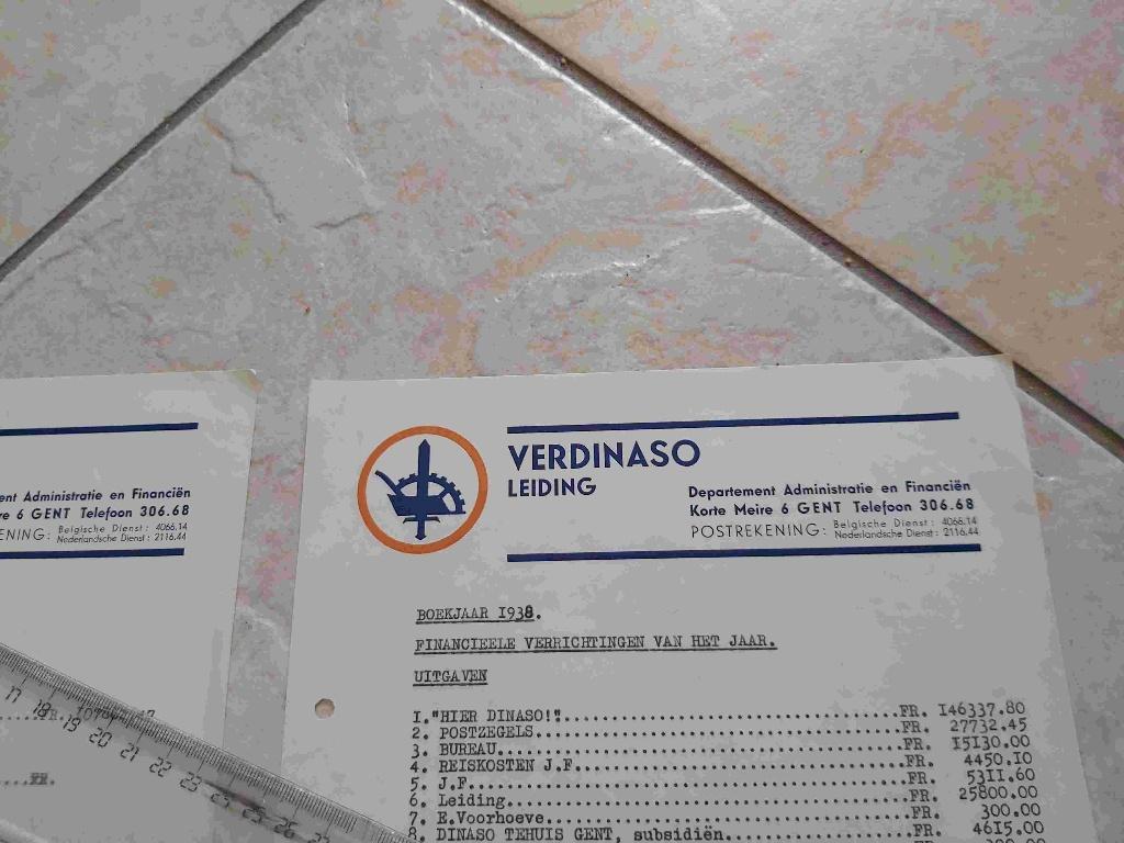VNV Gent Verdinaso Boekhouding Brigade Vlaanderen, Verzenden, Overige typen