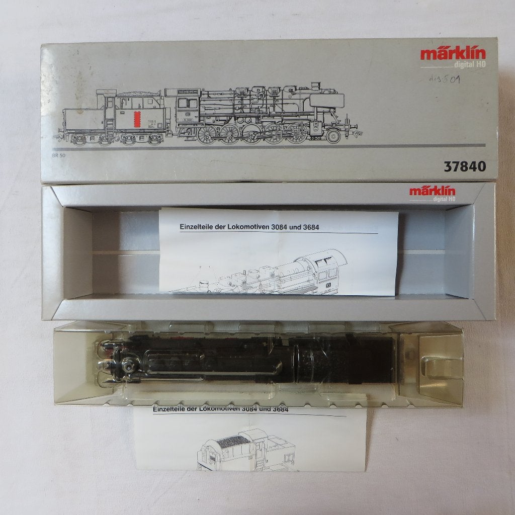 MARKLIN-locomotief 37840, Wisselstroom, Gebruikt, Locomotief, Verzenden