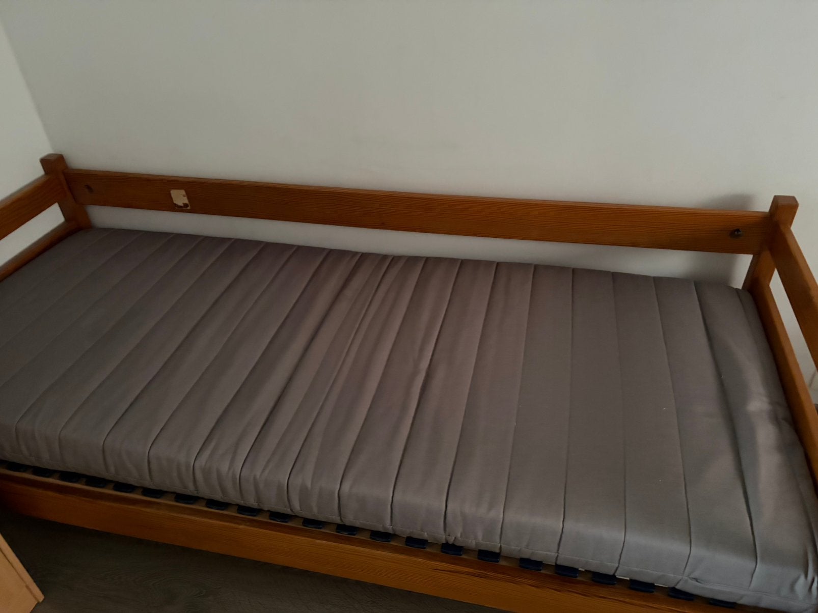 Lit 80/200, Une personne, Utilisé, 200 cm, Bois