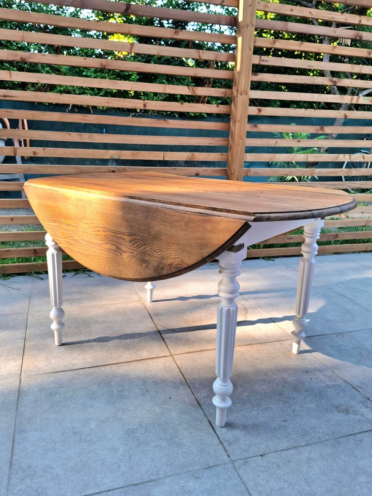 Table à manger chêne massif  (Campagne-chic)– 6/8 pers., Maison & Meubles, Enlèvement, Chêne