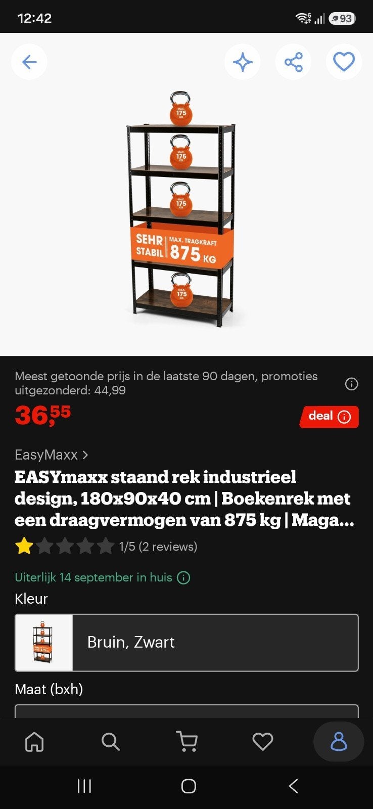 industriël rek, Huis en Inrichting, Ophalen, Nieuw