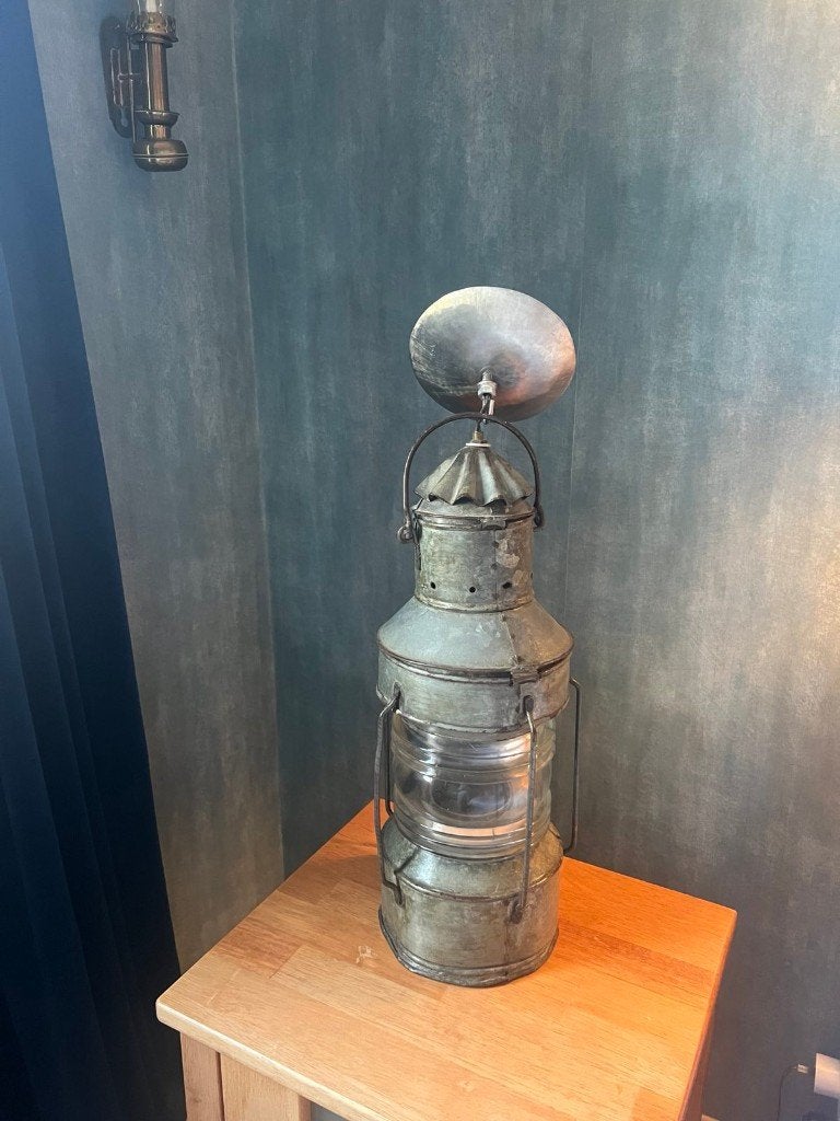 Scheepslamp, Ophalen