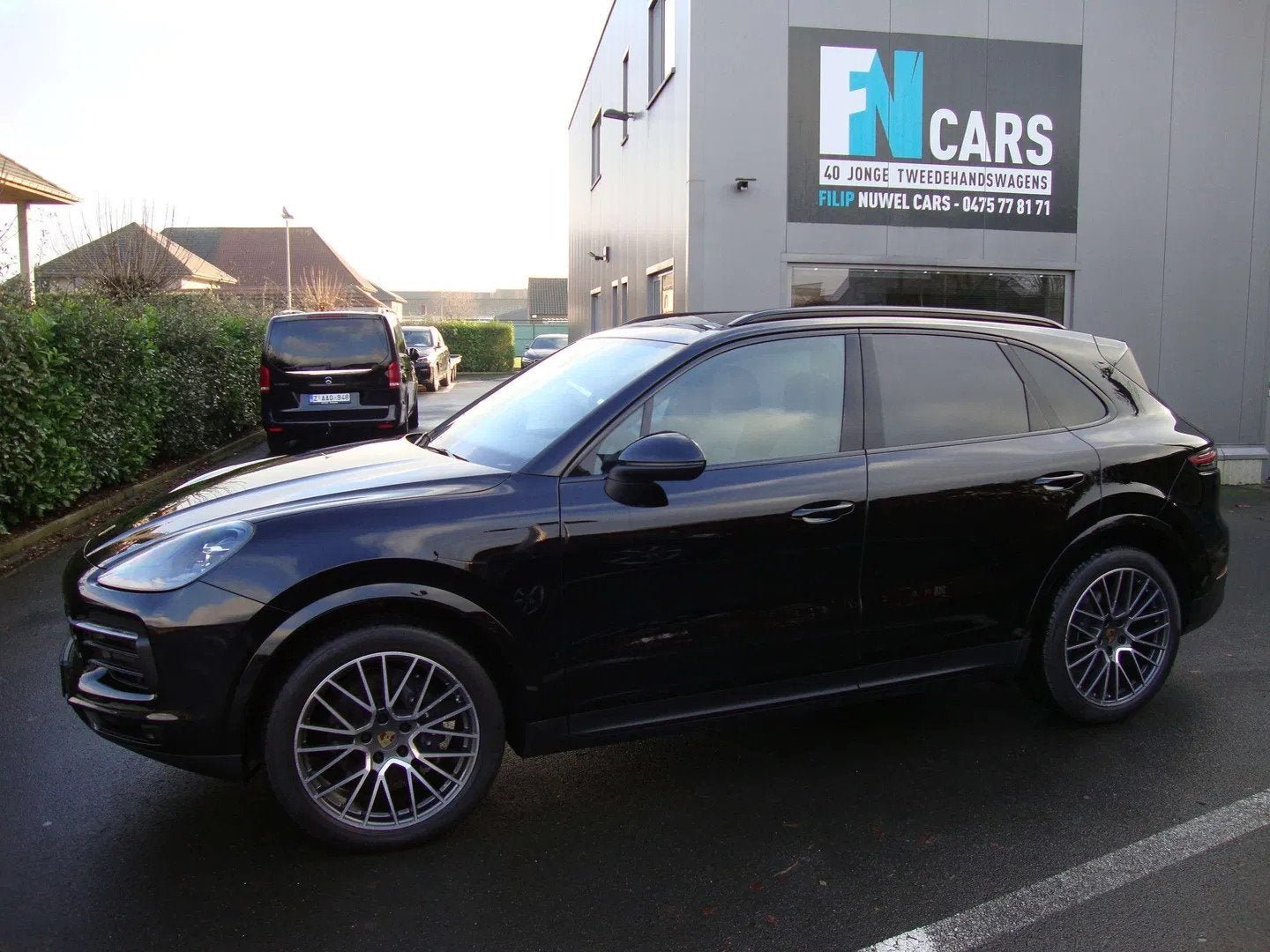 Porsche Cayenne luchtvering, lichte vracht is mogelijk, 41.0, Auto's, Porsche, Automaat, Cayenne, Gebruikt, Zwart