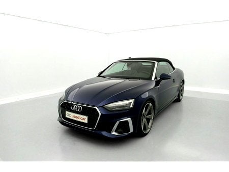Audi A5 Cabriolet Cabriolet 35 TFSI Business Edition S line, Auto's, Automaat, Parkeersensor, Cabriolet, Blauw