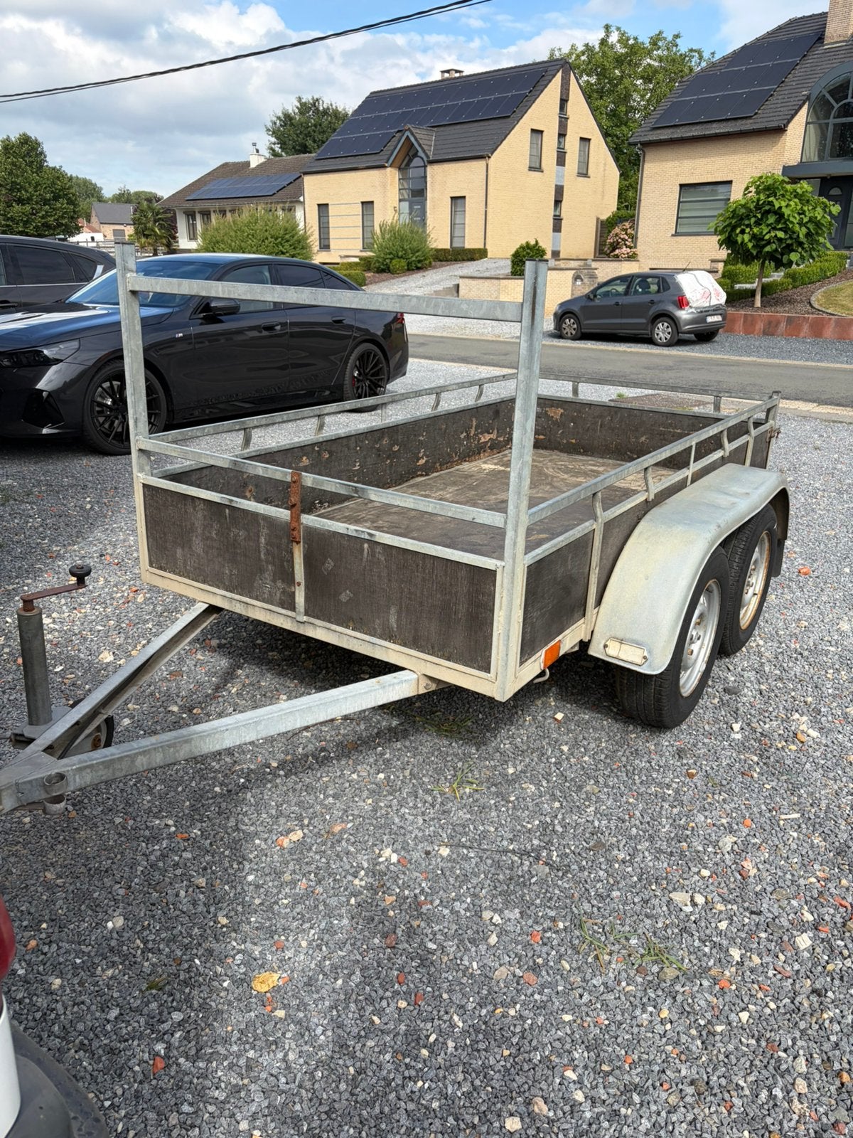 Aanhangwagen, Ophalen, Gebruikt
