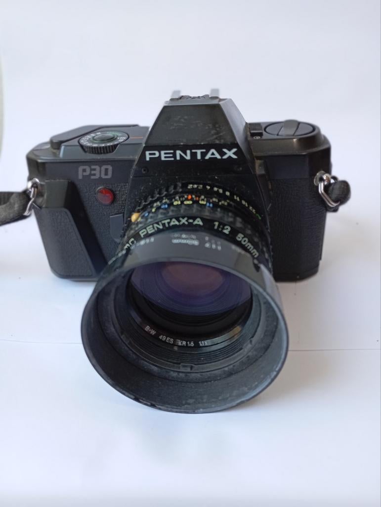 Vintage Pentax P30 SLR camera – met SMC Pentax-A 50mm f/2, Audio, Tv en Foto, Ophalen of Verzenden, Pentax