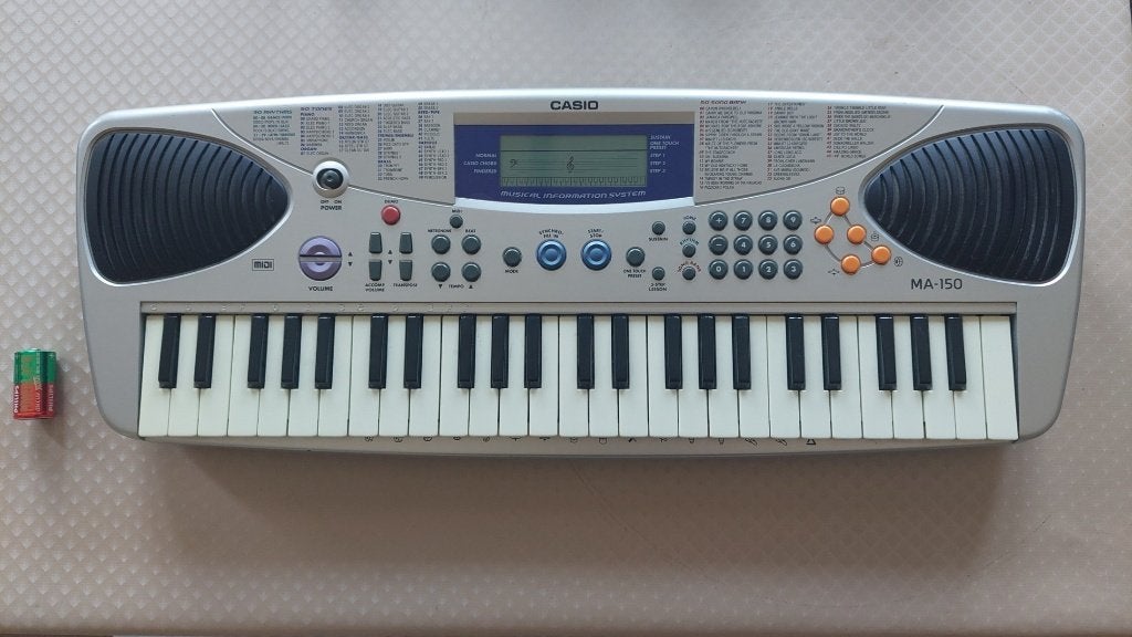 Synthétiseur midi Casio MA-150, Musique & Instruments, Synthétiseurs, Comme neuf, 49 touches, Autres marques, Enlèvement ou Envoi
