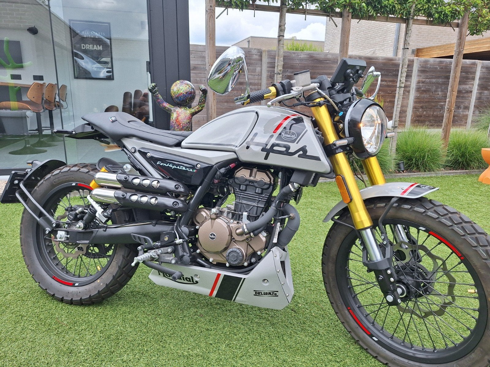 FB Mondial HPS 125cc met 1900KM nieuwstaat!, Motos, Occasion, Permis Moto A1 minimum, Particulier, FB Mondial