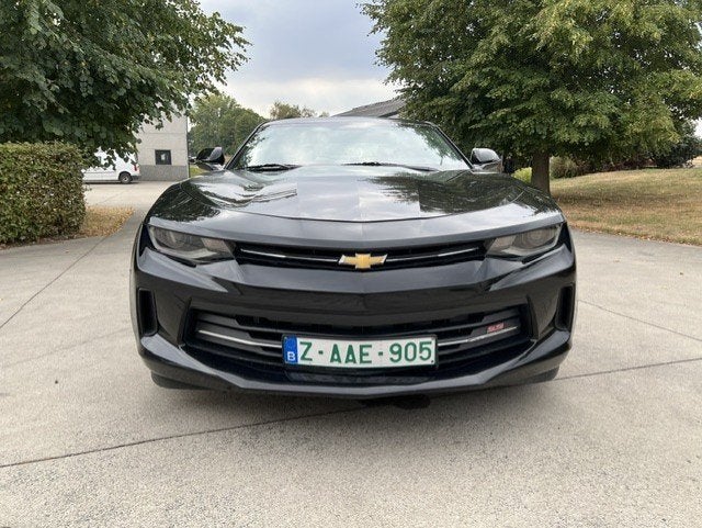 Chevrolet Camaro AUT SS look 2.0 benzine MET leder EN navi, Auto's, Automaat, Zwart, Leder, 3 deurs