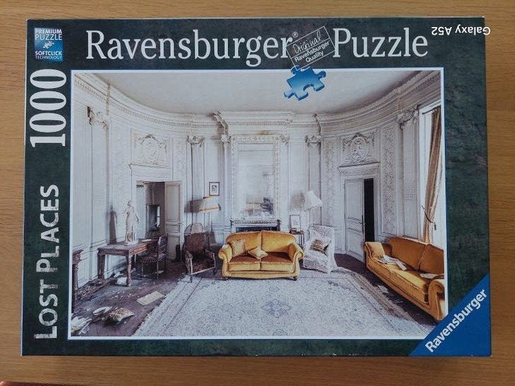 puzzel 1000 st - Ravensburger - Lost places: salon, Ophalen of Verzenden, 500 t/m 1500 stukjes, Zo goed als nieuw, Legpuzzel