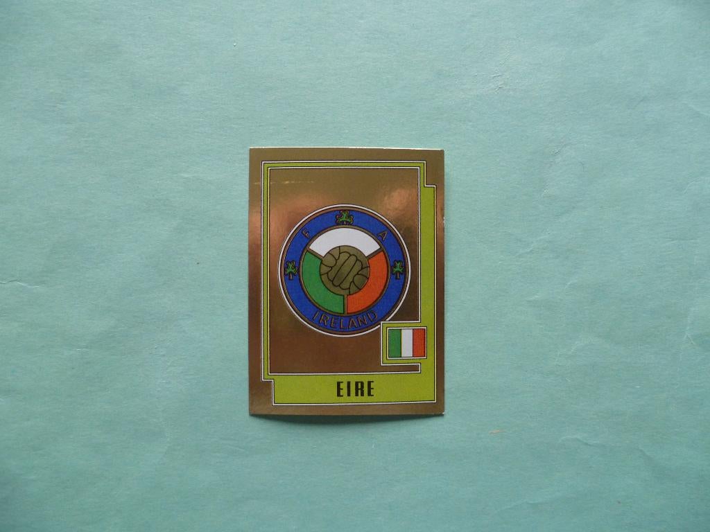 Panini voetbal plaatjes Europa 80 Football stickers Ierland, Enlèvement ou Envoi, Utilisé
