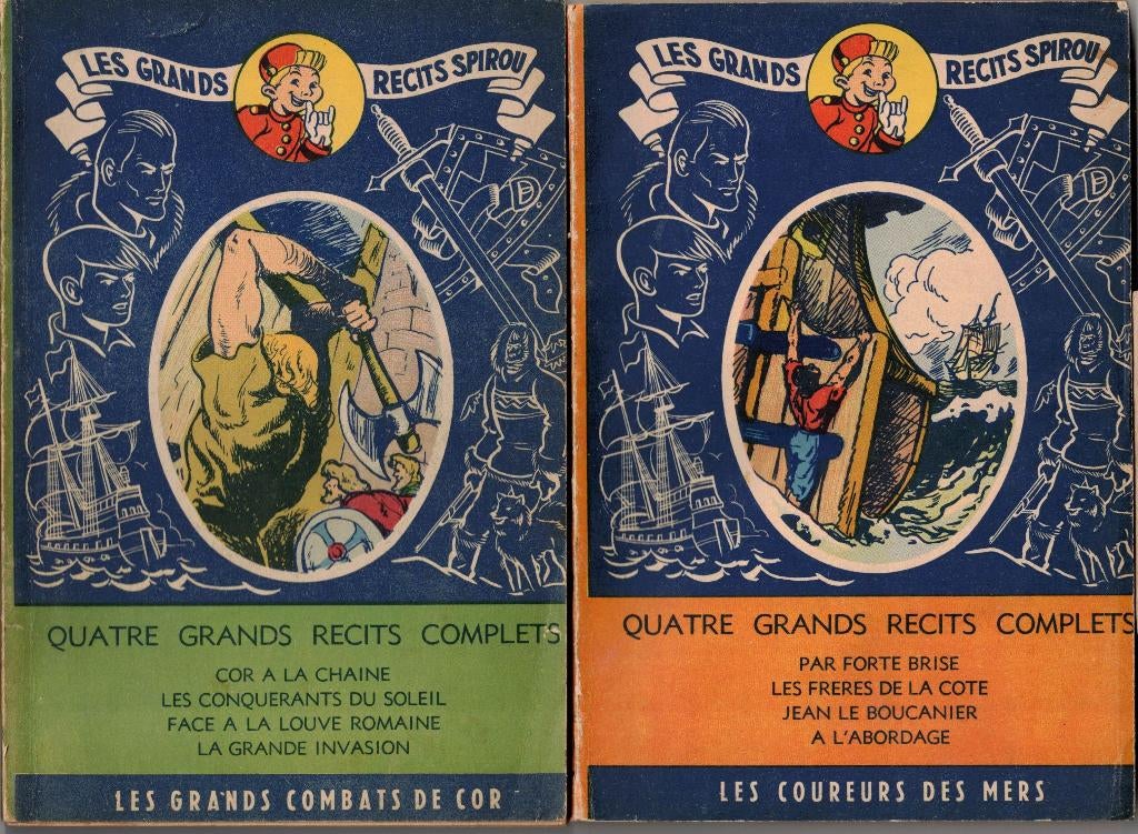 LES GRANDS RECITS SPIROU receuil (s) 3 et 4, Livres, Enlèvement ou Envoi, Comme neuf