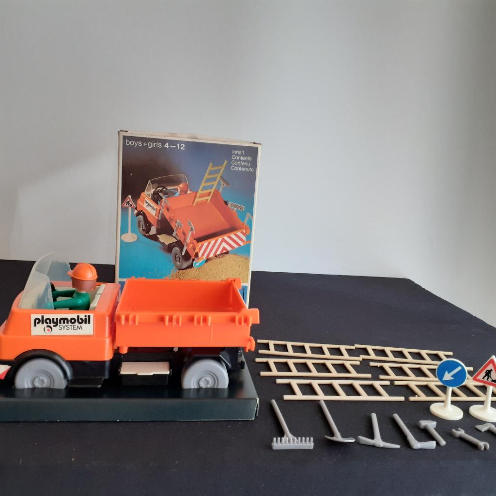 PLAYMOBIL CONSTRUCTION TRUCK 3203 1974   Prijs: € 12, Enlèvement ou Envoi, Comme neuf, Ensemble complet