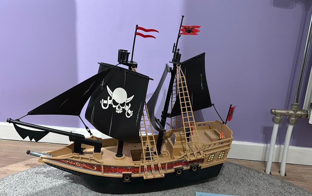 Playmobil 6678 - Bateau Pirates (comme neuf), Enlèvement, Comme neuf, Ensemble complet