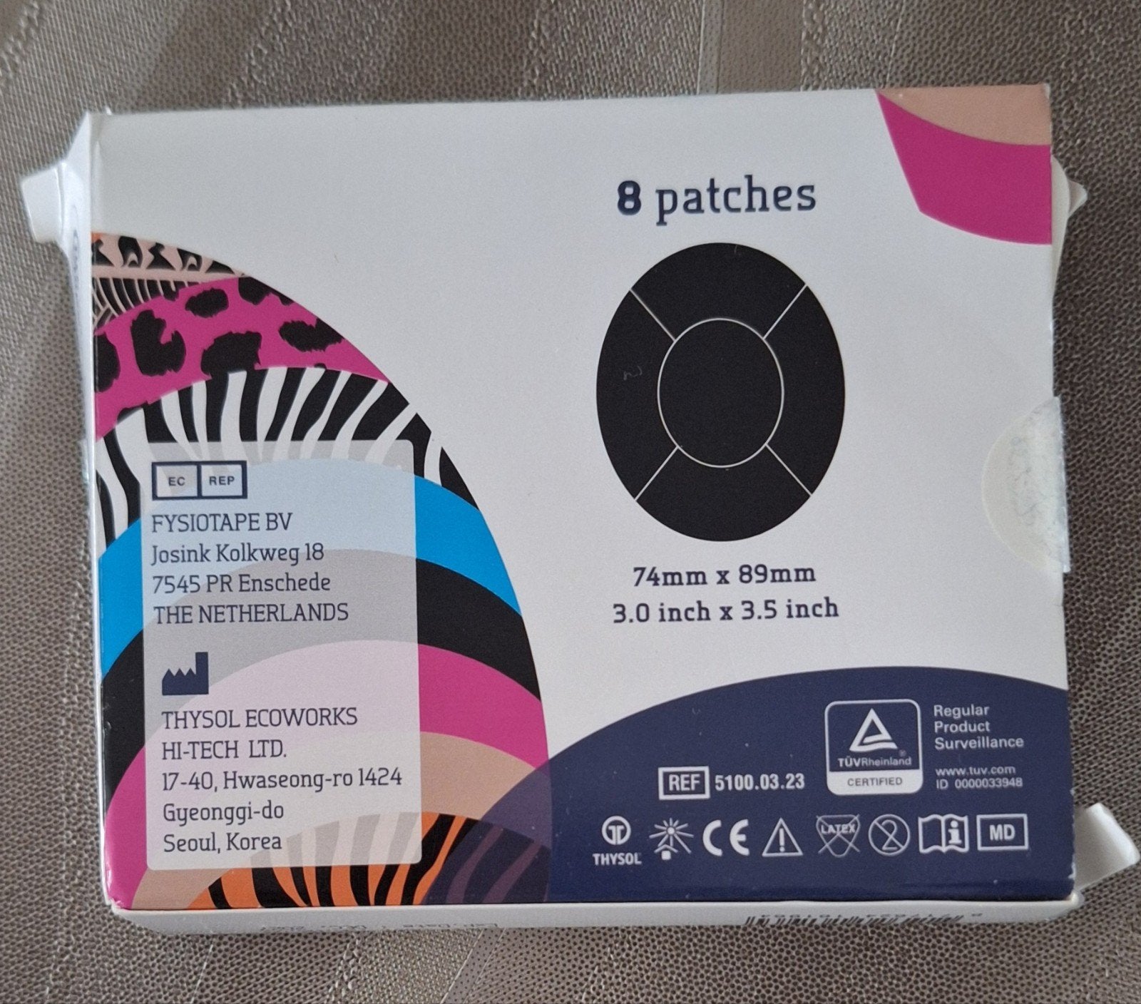 Pleisters voor over insulinesensor, Enlèvement