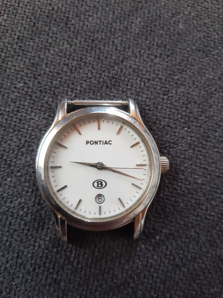 Horloge, Handtassen en Accessoires, Horloges | Heren, Overige merken, Gebruikt, Staal, Polshorloge