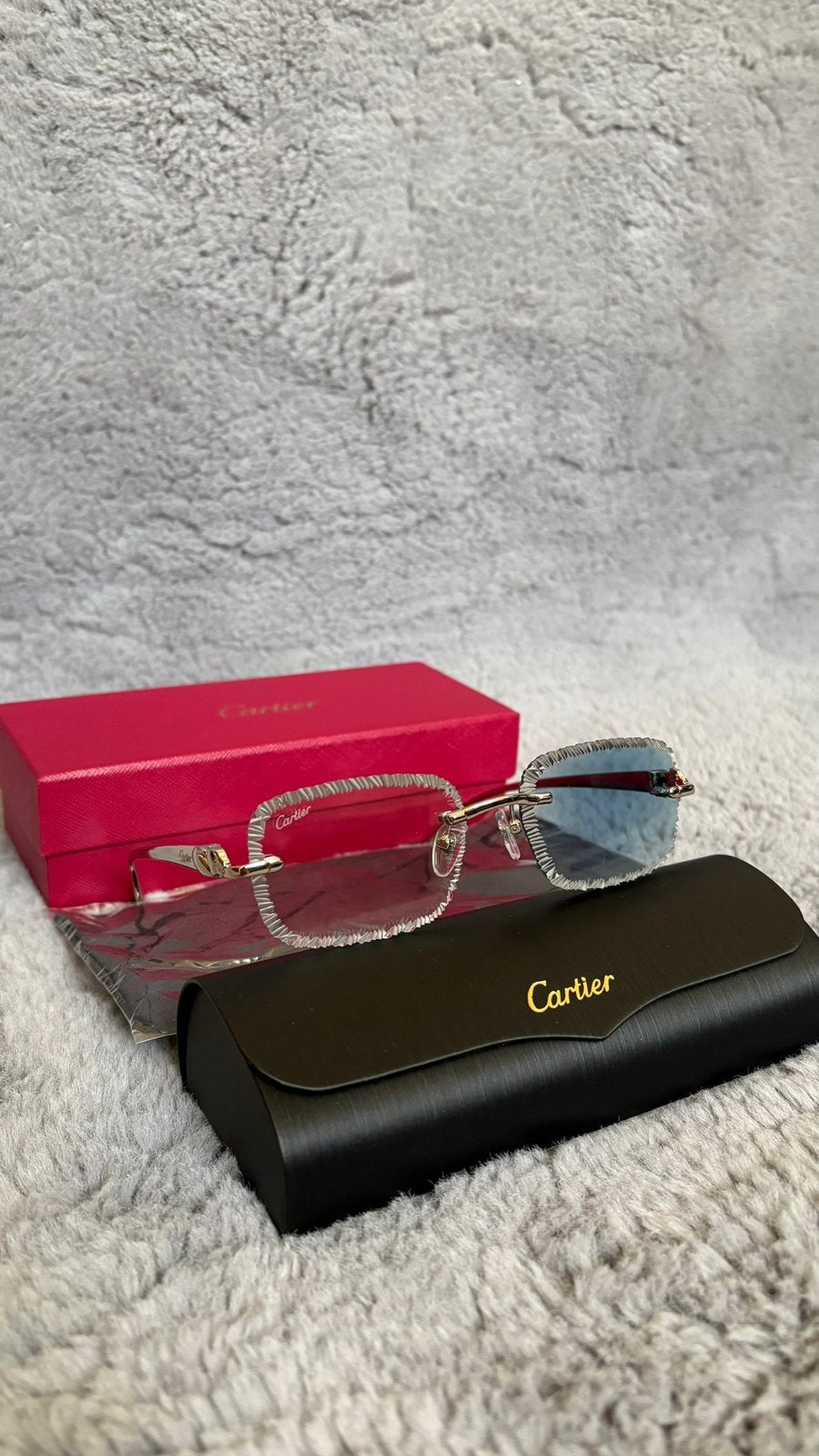 Lunette cartier bleu 4 saisons, Neuf, Autres marques, Enlèvement ou Envoi, Lunettes de soleil