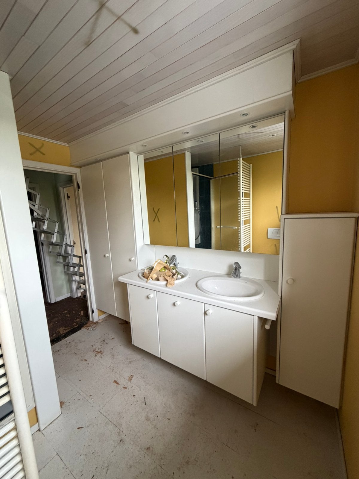 Badkamer set, Huis en Inrichting, Badkamer | Badkamermeubels, Ophalen, Gebruikt, 200 cm of meer, 50 tot 75 cm