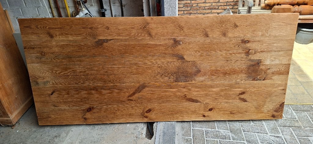 Living tafel in hout, Ophalen