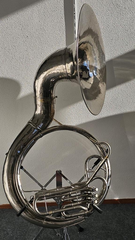 Gebr. Alexander Mayence BBb Sousaphone, Musique & Instruments, Enlèvement, Utilisé, Cuivre