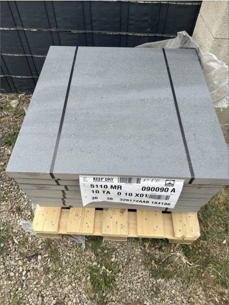 Carrelage Mosa Solids neuf 90x90 - Basalt Grey, Neuf, 60 cm ou plus, Carrelage de sol, Céramique