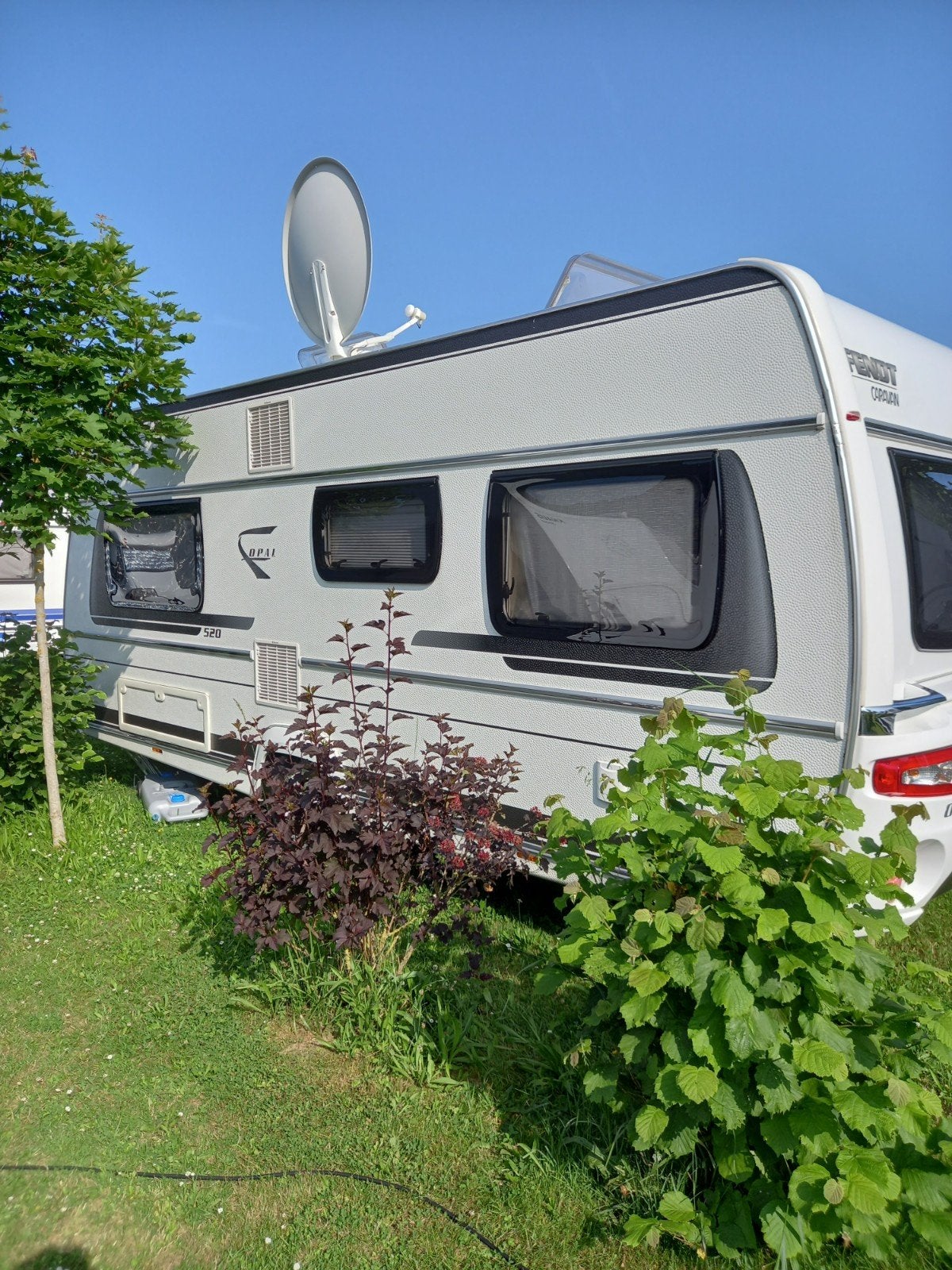 Fendt opaal 520 sdl, Caravans en Kamperen, Rondzit, Frans bed, Fendt, Tot en met 4