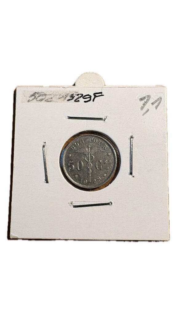 ALBERT I : 50 CENTIMES 1929F, Enlèvement ou Envoi