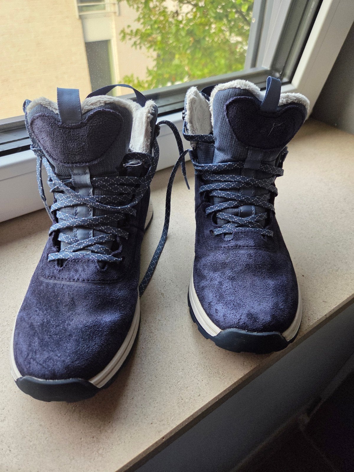 blauwe wandelschoenen quechua maat 36, Ophalen, Zo goed als nieuw, Schoenen