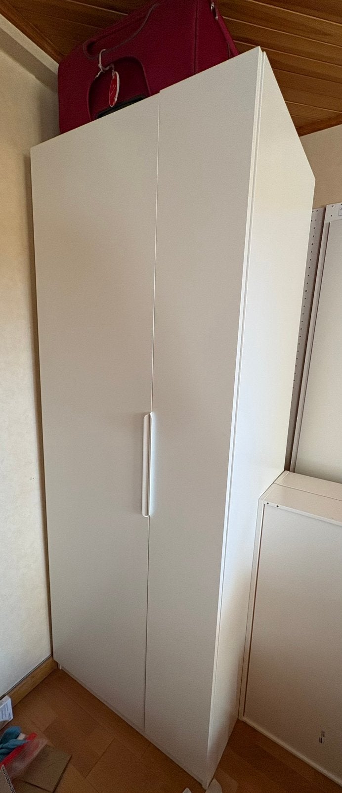 Armoire blanche IKEA PAX + portes FORSAND, Maison & Meubles, Comme neuf, Enlèvement, Avec porte(s), 50 à 75 cm