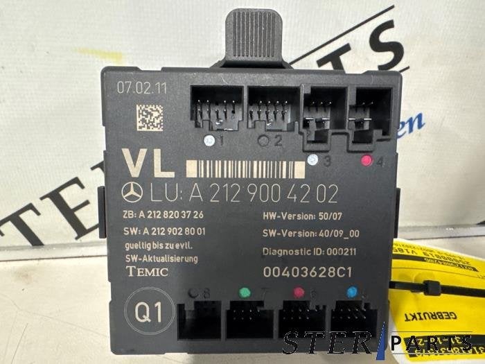 Module verrouillage central des portes d'un Mercedes E-Klass, 3 mois de garantie, Utilisé, -, -