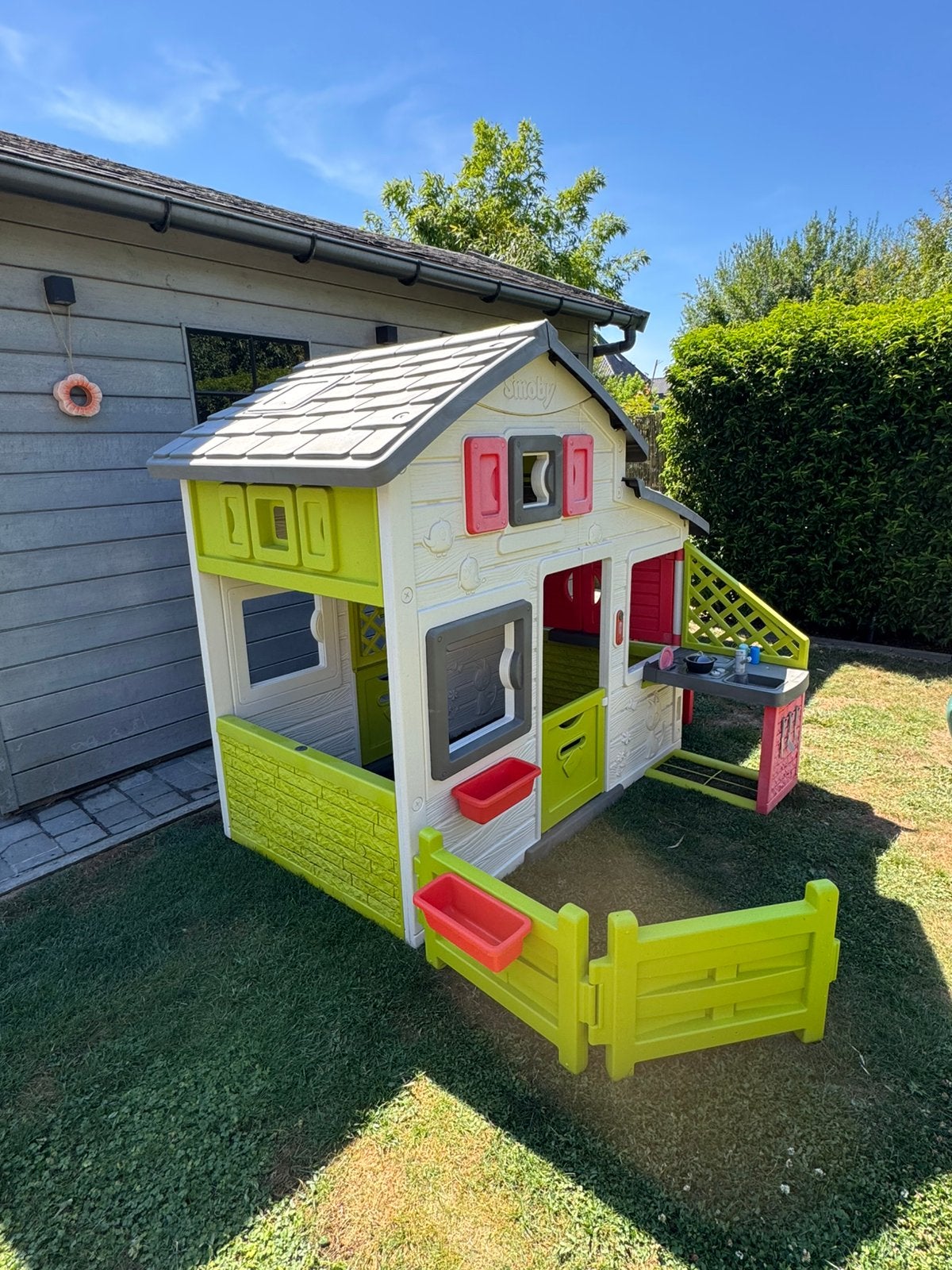 Smoby Friends House met accessoires, Kinderen en Baby's, Ophalen, Zo goed als nieuw