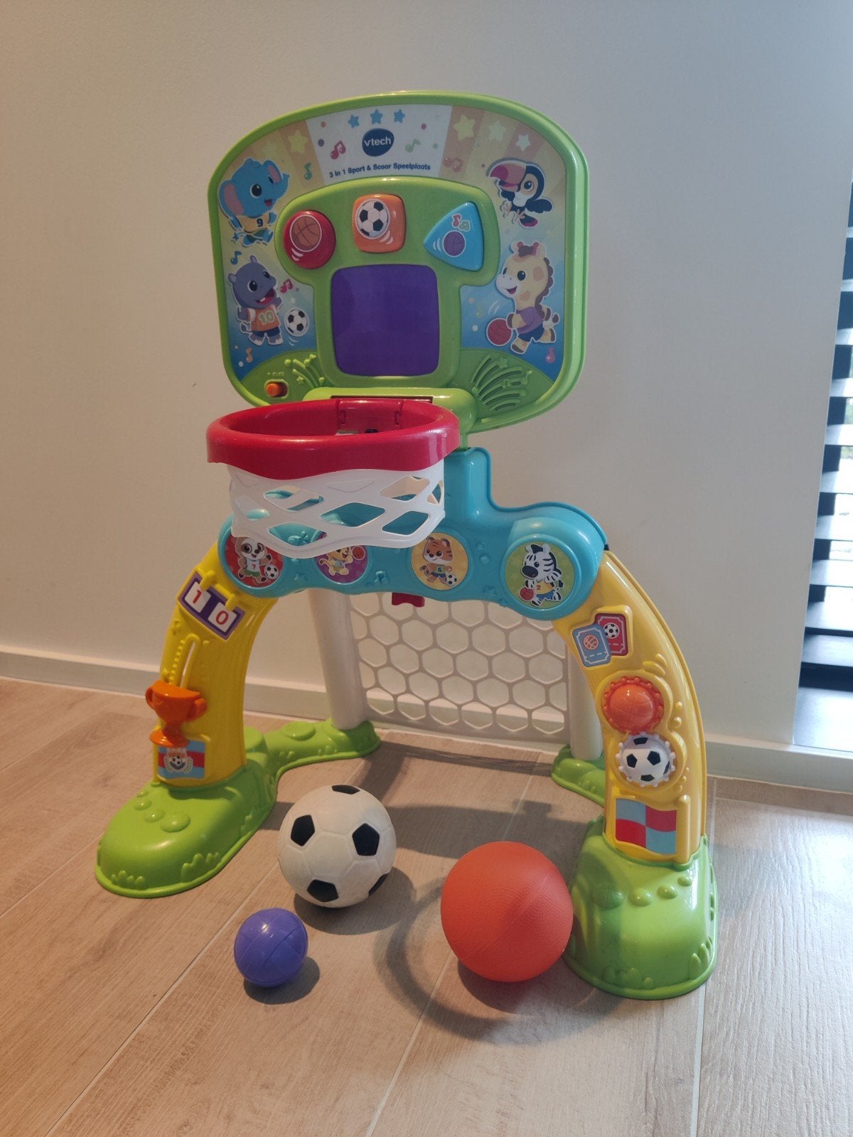 Vtech 3 in 1 Sport & Scoor Speelplaats, Kinderen en Baby's, Ophalen, Zo goed als nieuw
