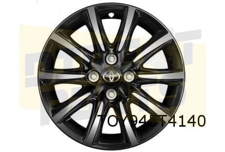 Toyota Aygo velg Aluminium 15'' 10-spaaks hoogglans zwart /, Auto-onderdelen, 15 inch, -, Verzenden, -