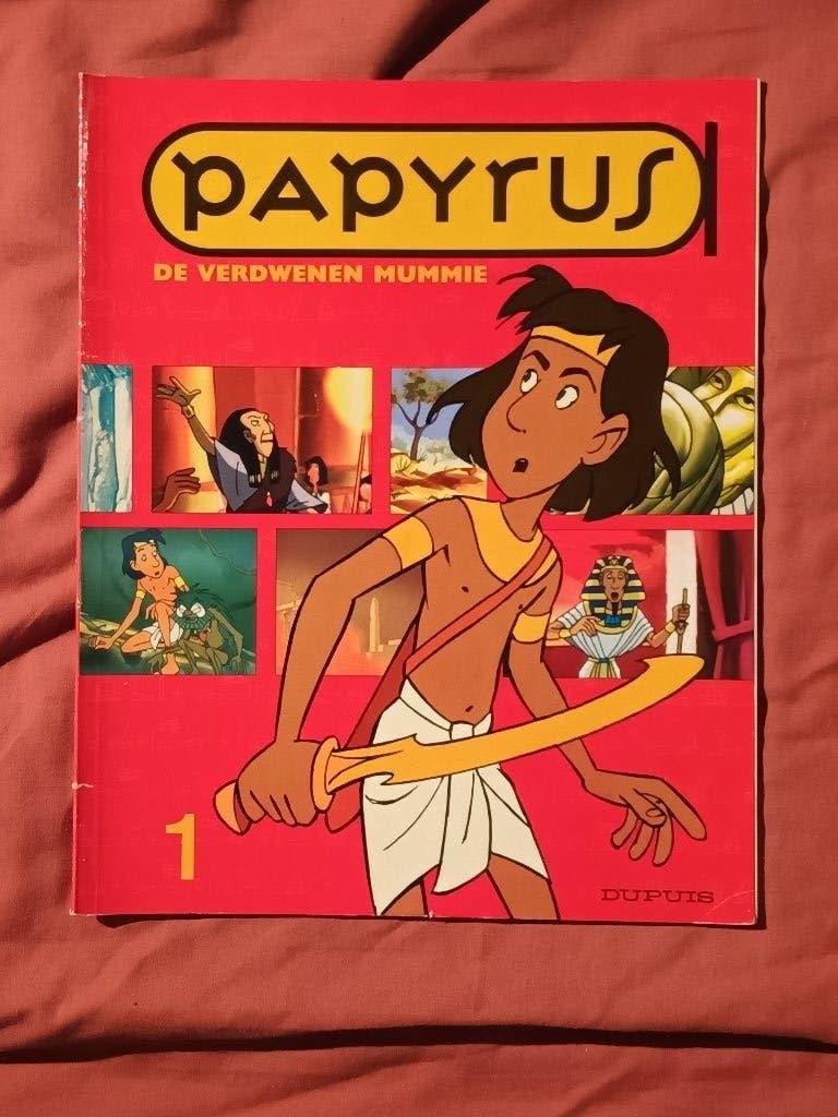 Papyrus 1: de verdwenen mummie (naar de tekenfilms), Eén stripboek, Ophalen of Verzenden, Gelezen