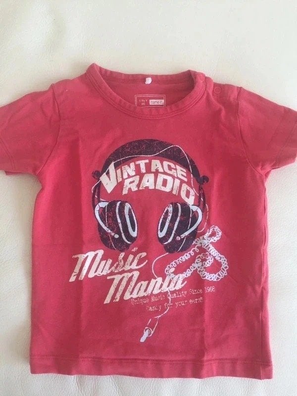 Lot de 2 t-shirt pour fille, 1-1,5 ans., Enfants & Bébés, Enlèvement ou Envoi, Utilisé, Fille