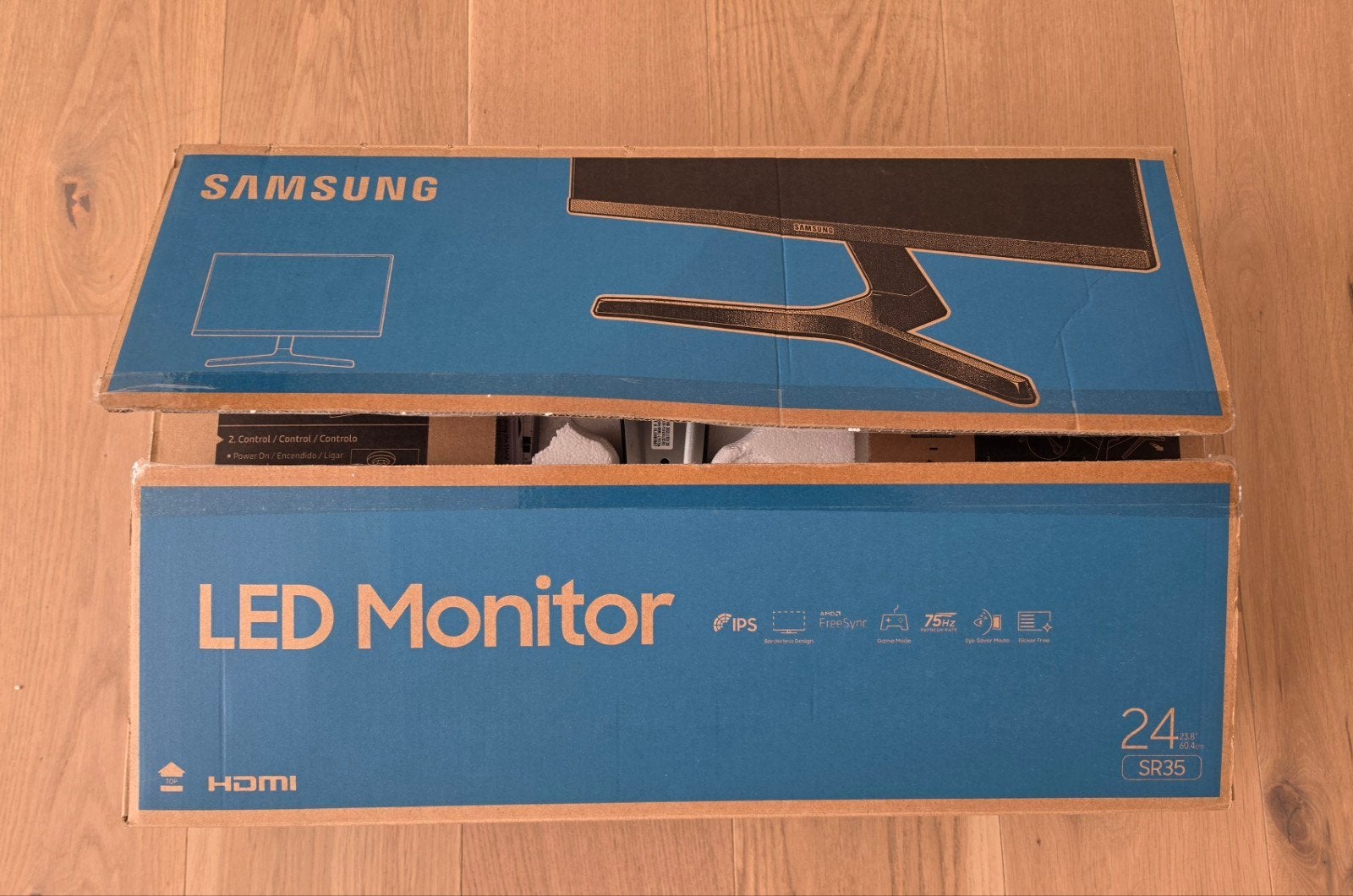 Samsung 24" Full HD Monitor (S24R350FHU) - 75Hz IPS, Ophalen of Verzenden