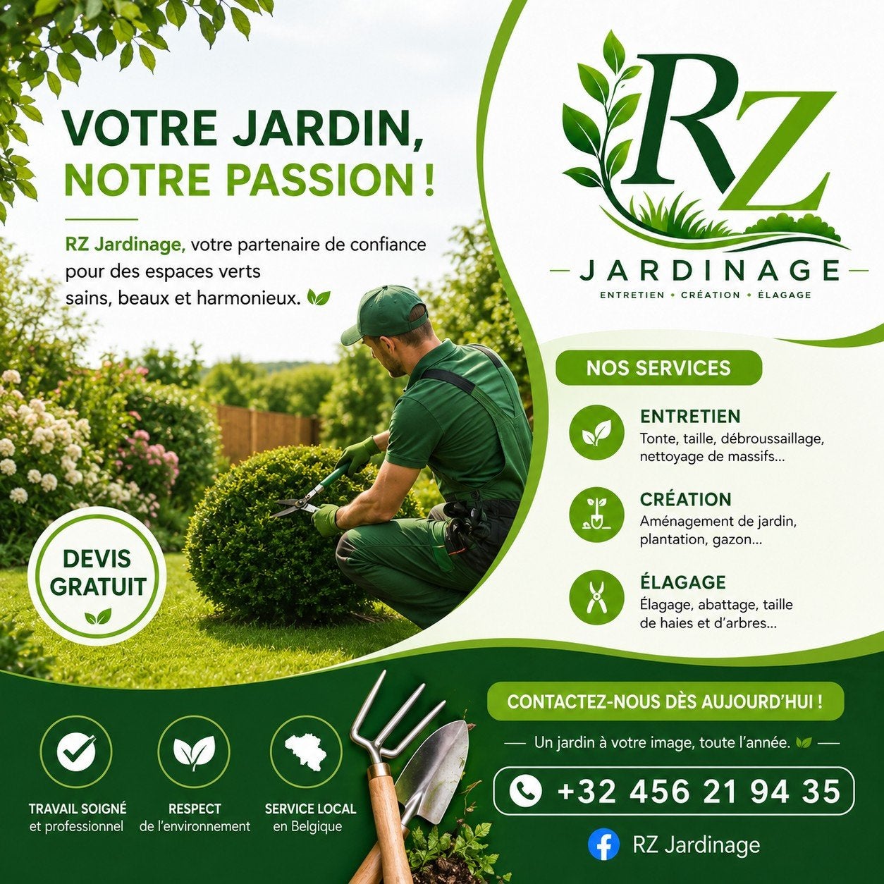 Bonjour a votre service, Jardin & Terrasse