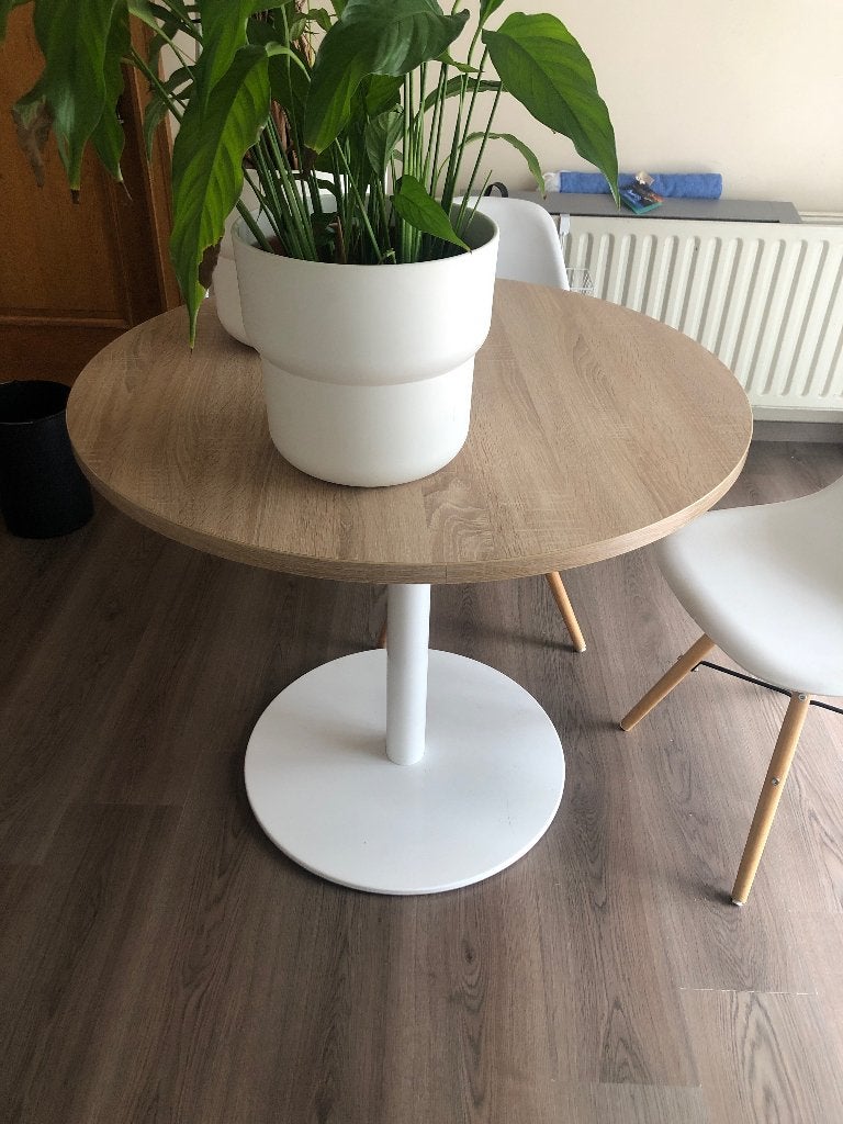 Keukentafel, Huis en Inrichting, Tafels | Eettafels, Ophalen, 100 tot 150 cm, Rond, 50 tot 100 cm