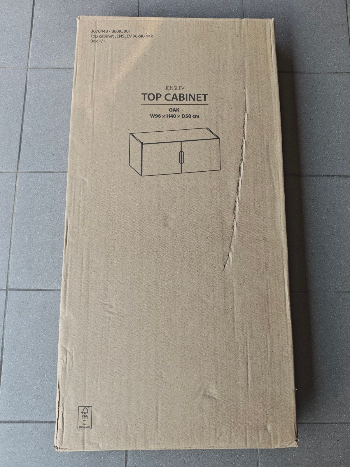 Jysk Jenslev bovenbouw kast, Neuf, 35 à 50 cm, Enlèvement, 50 à 75 cm